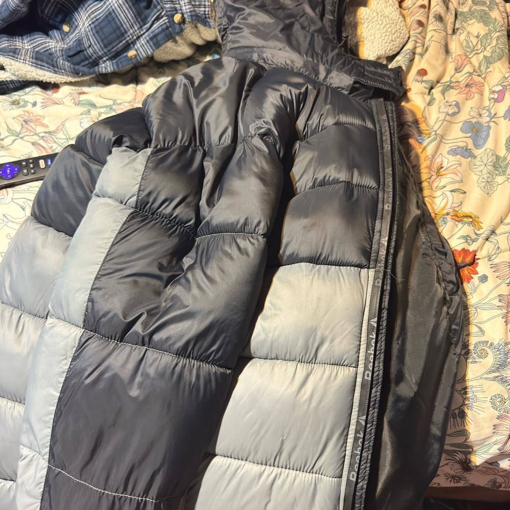 Reebok Black Puffer Jacket